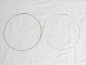 Preview: Wechselschmuck Reifen 45cm Edelstahl versilbert