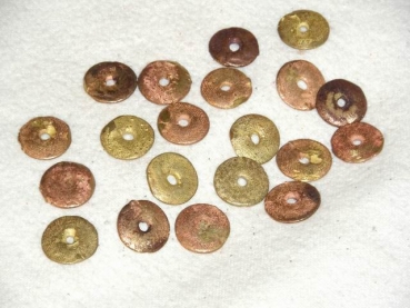 10 Stück Bronze Spacer Scheiben 16-18mm