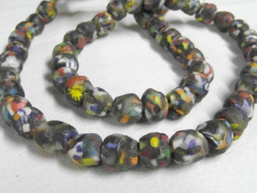 End of the day beads M bunt in grau