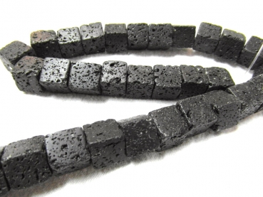 Indonesia Lava schwarz kompakt Würfel 12mm