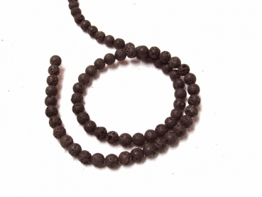 Kivu Lava braun Kugeln 6mm sehr leicht