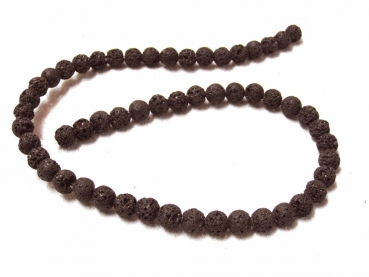 Kivu Lava braun Kugeln 8mm sehr leicht