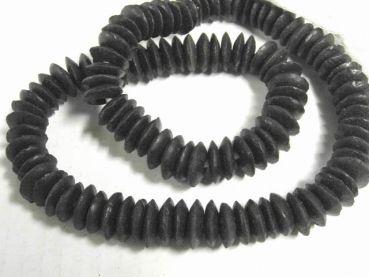 Pulverglas Scheiben schwarz