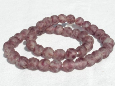 Recycling Glasperlen M amethyst-kristall