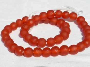 Recycling Glasperlen M orange