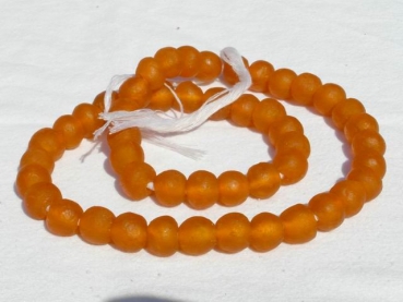 Recycling Glasperlen M mandarin orange