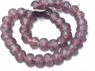 Recycling Glasperlen L amethyst