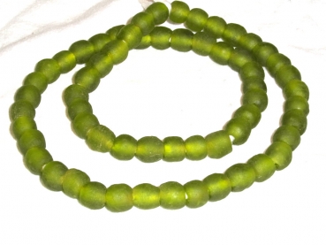 Recycling Glasperlen S peridot
