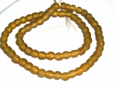 Recycling Glasperlen S amber