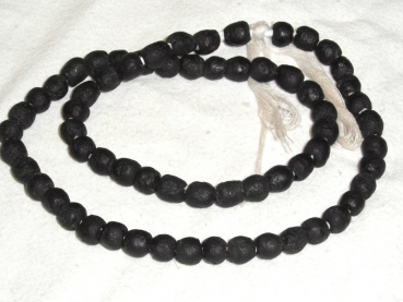 Recycling Glasperlen S schwarz