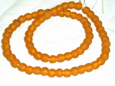Recycling Glasperlen S mandarin orange