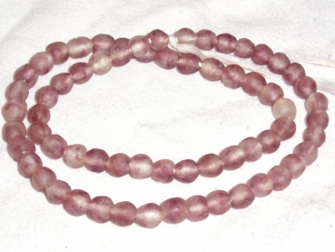 Recycling Glasperlen S amethyst
