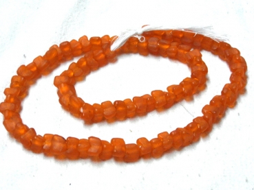 Recycling Glasperlen Triangle orange