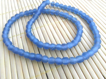 Recyclingglasperlen XS saphirblau