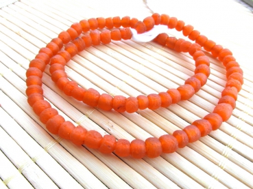 Recyclingglasperlen XS orange