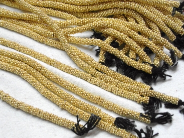 Weißkupfer vergoldet gebürstet, Sterne 6x1,5mm