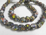 End of the day beads M bunt in grau