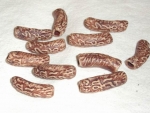 Keramik Ellbow Beads Tibet Yak 10 Stück
