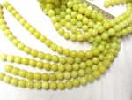 yellow Serpentin Kugeln 12mm