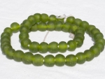 Recycling Glasperlen M peridot