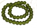 Recycling Glasperlen L peridot