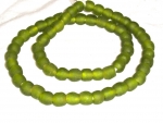 Recycling Glasperlen S peridot
