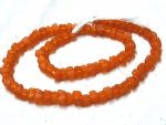 Recycling Glasperlen Triangle orange